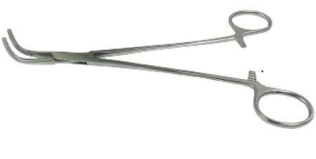 Затискач кровоспинний по Бейбі-Адсон, зігнутий, 180 мм, типу москіт Bio Tules Impex BTS-9-141